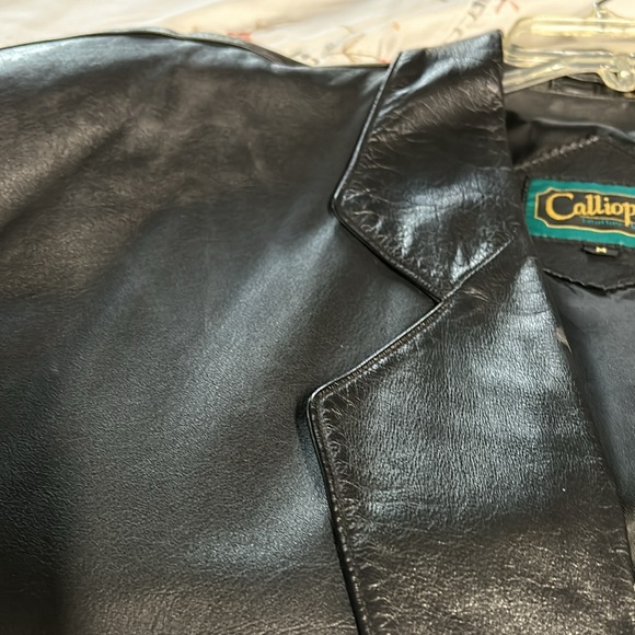 leather soft jacket ladies med/ Large really nice - Picture 7 of 7